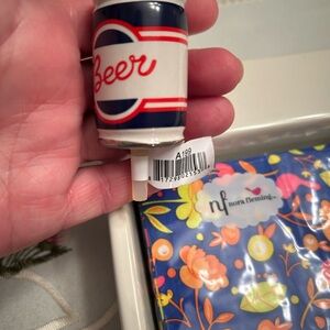 Nora Fleming Mini with Red and Blue Accents A199 Retired